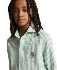 Polo Ralph Lauren Boys' 8-20 Bear Oxford Shirt