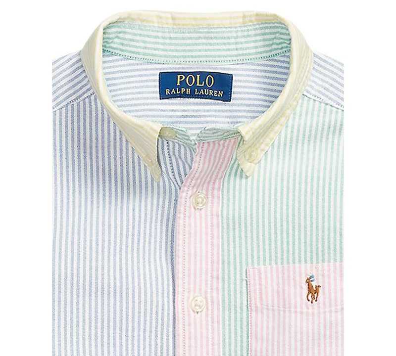 Polo Ralph Lauren Boys' 8-20 Long-Sleeve Oxford Fun Shirt