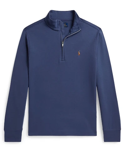 Polo Ralph Lauren Boys' 8-20 Interlock Quarter-Zip Sweatshirt