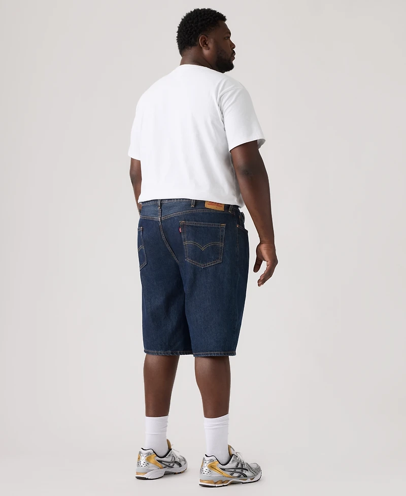 Levi's Men's Big & Tall 469 Loose-Fit 12.5" Denim Shorts