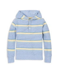 Hope & Henry Boys Organic French Terry Henley Hoodie