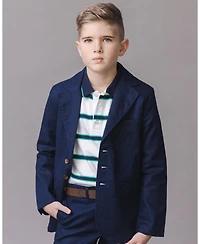 Hope & Henry Toddler Boys Linen Suit Jacket