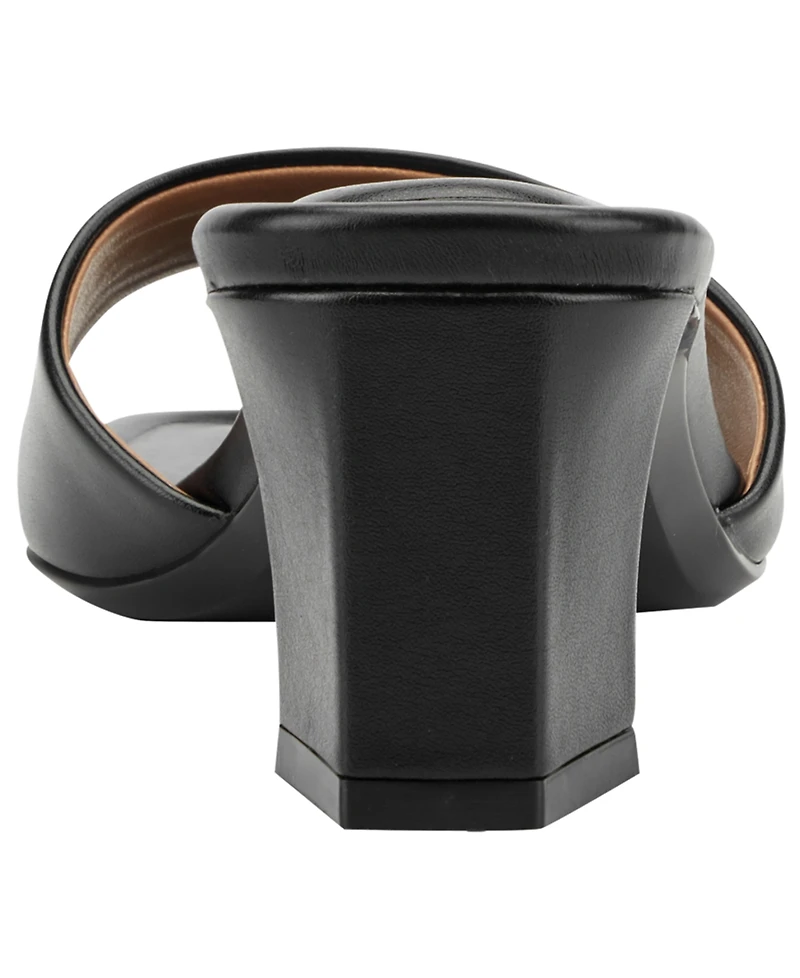 Marc Fisher Women's Gelso Slip-on Square Toe Dress Sandals