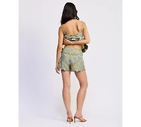 En Saison Women's Kenna High-Rise Shorts
