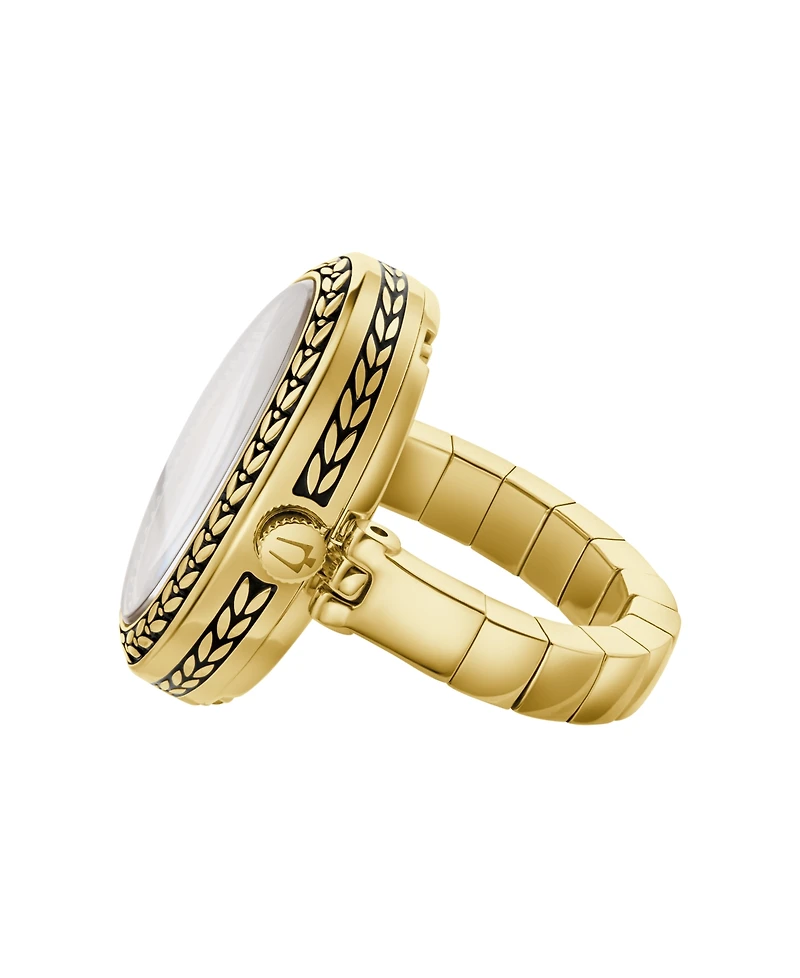 Bulova Women's Archive Gold-Tone Stainless Steel Expansion Ring Watch 25.5mm