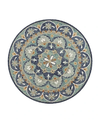 Lr Home Radiance Rdc-099 4' x 4' Round Area Rug