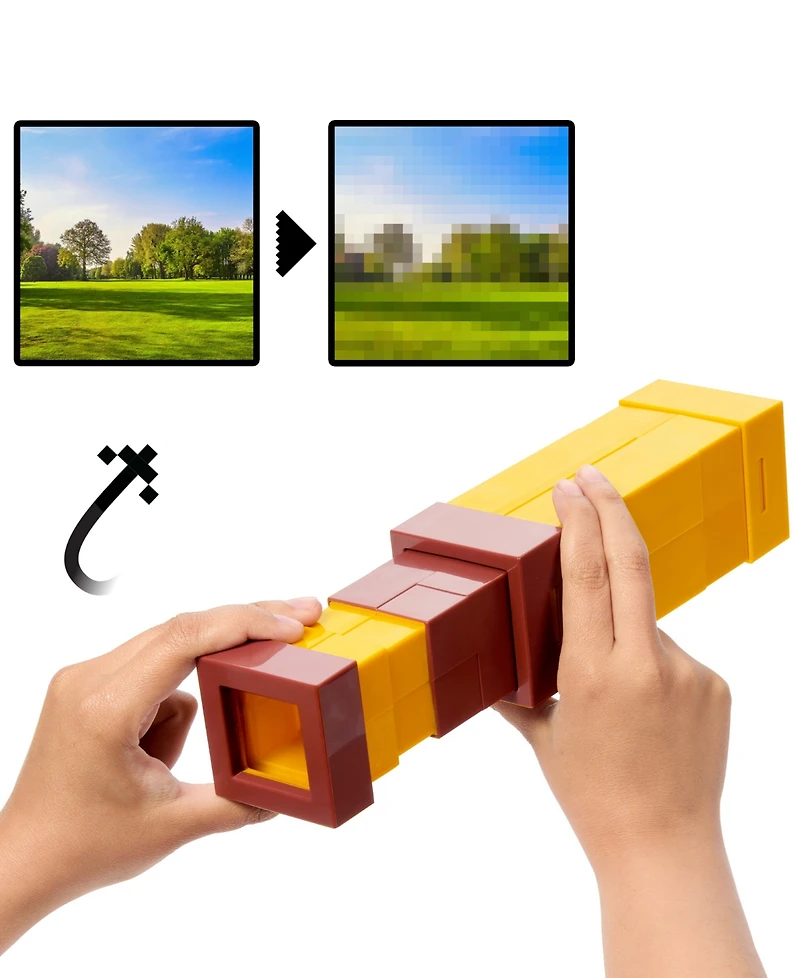 Minecraft Pixel Spyglass Role-Play Toy