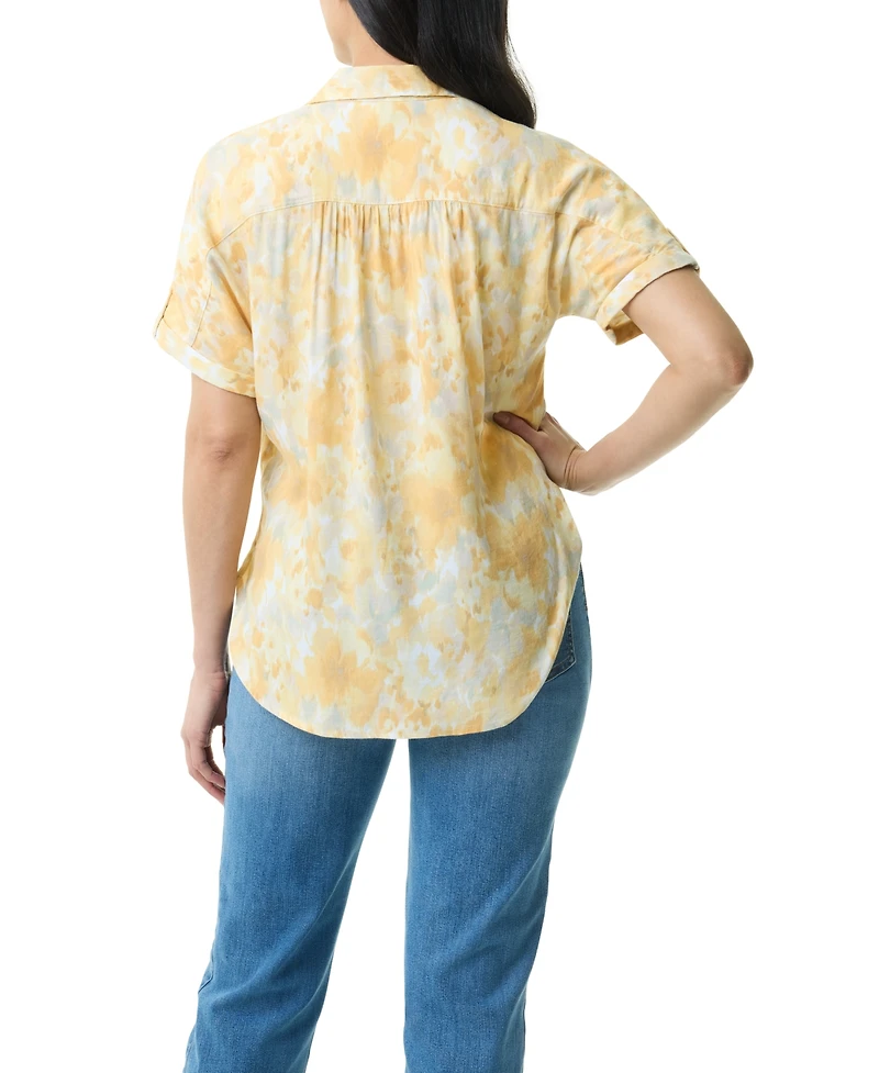 Gloria Vanderbilt Women's Demi Short-Sleeve Shirt