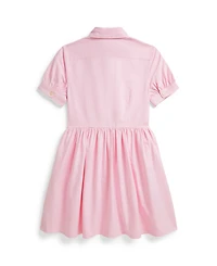 Polo Ralph Lauren Girls' 7-16 Button-Down Collar Oxford Shirt Dress