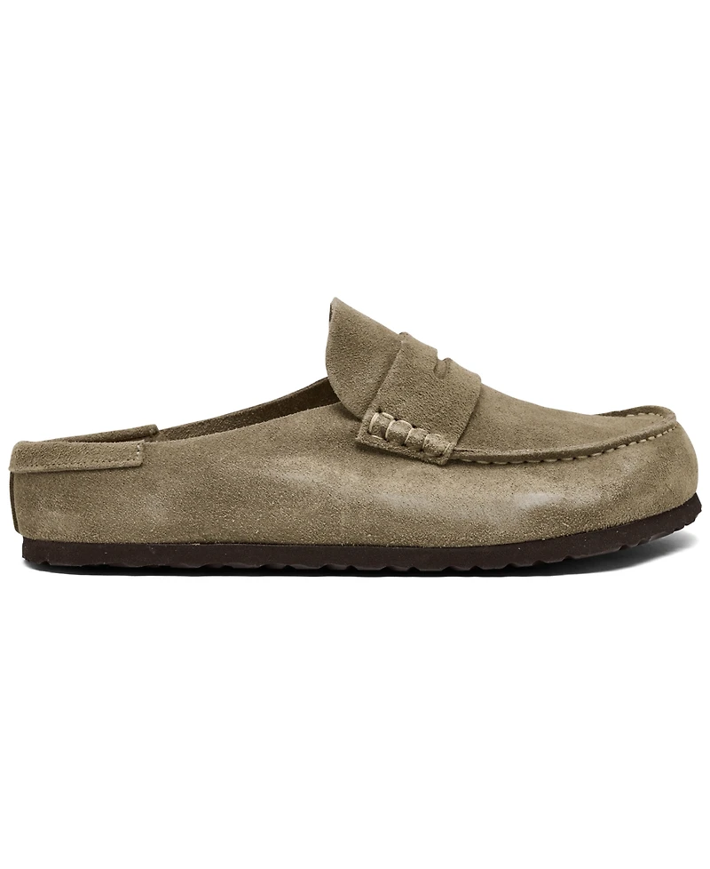 Birkenstock Men's Naples Wrapped Suede Casual Clogs from Finish Line