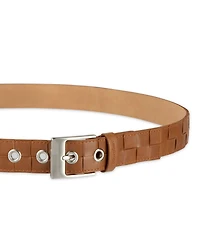 Calvin Klein Women's Modern Box Woven Casual Belt