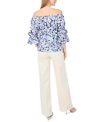Vince Camuto Women's Off-The-Shoulder Bubble Sleeves Top
