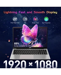 Nimo 15.6" Laptop Intel Pentium Processor N100 8GB Ram 256GB Ssd 3.4GHz Backlit Keyboard- Fingerprint WiFi 6 Win 11