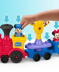 Fisher Price Little People Disney Jr. Mickey and Minnie Musical Train Toddler Toy