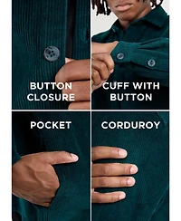 Spring + Mercer Men's Cotton Corduroy Shirt Jacket