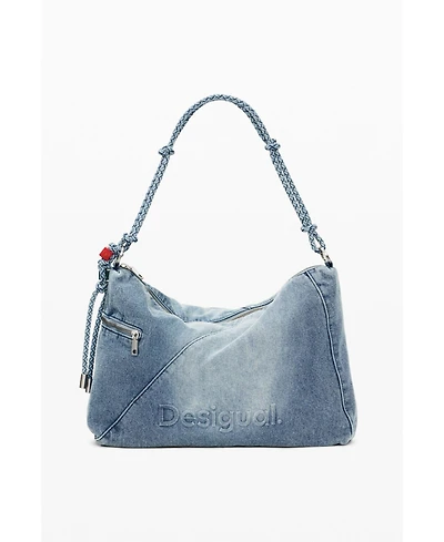 Desigual Women's Large Denim Charms Bag