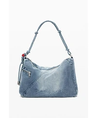 Desigual Women's Large Denim Charms Bag