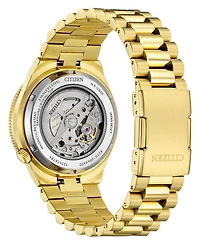 Citizen Men's Tsuyosa Shore Gold-Tone Stainless Steel Bracelet Watch, 40mm