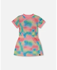 Deux par Girls Mesh Beach Dress Multicolor