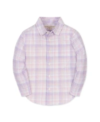 Hope & Henry Big Boys Linen Long Sleeve Button Down Shirt