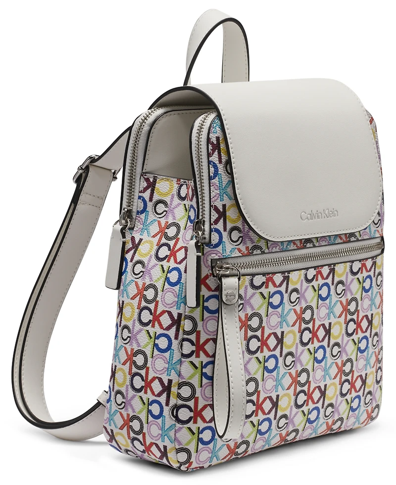 Calvin Klein Women's Garnet Flap Backpack
