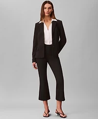 Calvin Klein Women's Slim-Fit Ponte Tailored Blazer