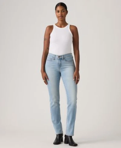 Womens 314 Shaping Slimming Straight Leg Mid Rise Jeans