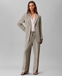 Calvin Klein Women's Casual Straight Twill Pants