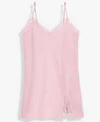 I.n.c. International Concepts Women's Lace-Trim Satin Chemise