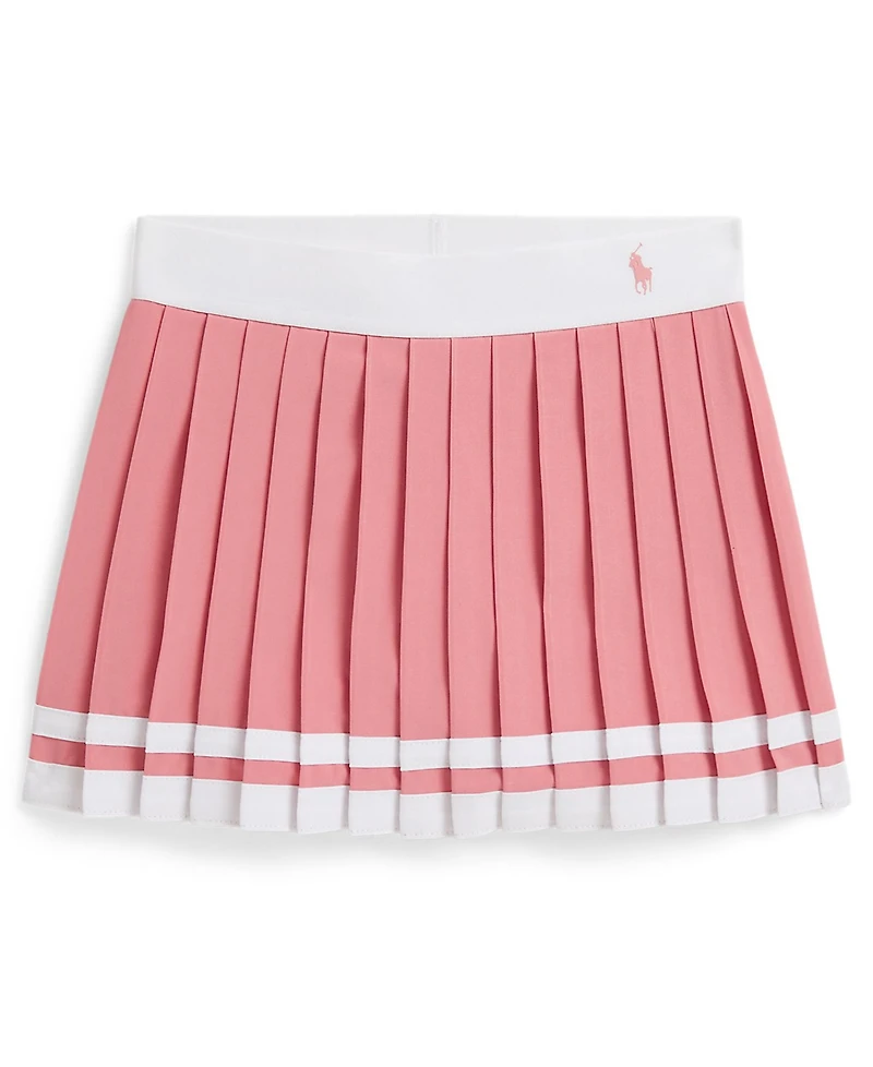 Polo Ralph Lauren Girls' 2T-6X Striped Pleated Skort