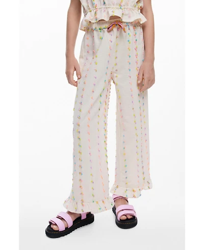 Desigual Girls Girls's Long trousers with pompoms