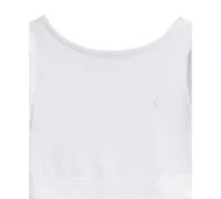 Polo Ralph Lauren Girls' 2-6X Pleated Stretch Ponte Round Neck Dress