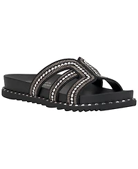 Jessica Simpson Women's Colyve Studded Footbed Slip-On Sandals