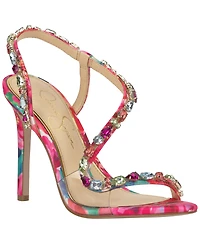 Jessica Simpson Women's Jaycin Barely-There Rhinestone Evening Sandals