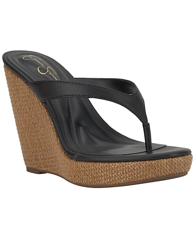Jessica Simpson Women's Jyseta Thong Wedge Sandals