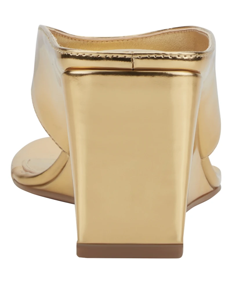 Marc Fisher Ltd Women's Udena Slip-On Wedge Dress Sandals