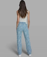 Karl Lagerfeld Paris Women's Straight Denim Pants
