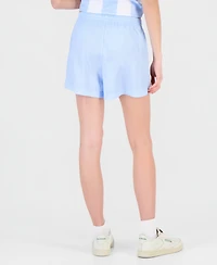 Love Tribe Juniors' Snoopy Graphic-Print Jersey Shorts