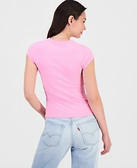 Grayson Threads, The Label Juniors' Orchid Graphic T-Shirt