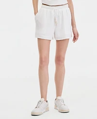 Madden Girl Juniors' Seashell Drawstring Pull-On Shorts