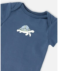 Deux par Baby Boys Evolutive Cotton Jersey Onesie