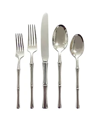 Godinger Rattan Mirrored 20-Pc. Flatware Set, Service For 4