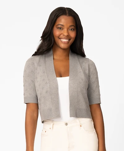 Melissa Paige Women's Floral Texture Sweater, Macy's Exclusive