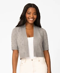 Melissa Paige Women's Floral Texture Sweater, Macy's Exclusive