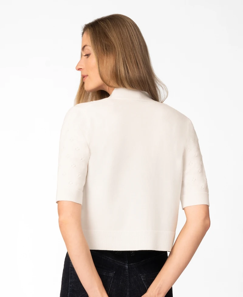 Melissa Paige Women's Floral Texture Sweater, Macy's Exclusive