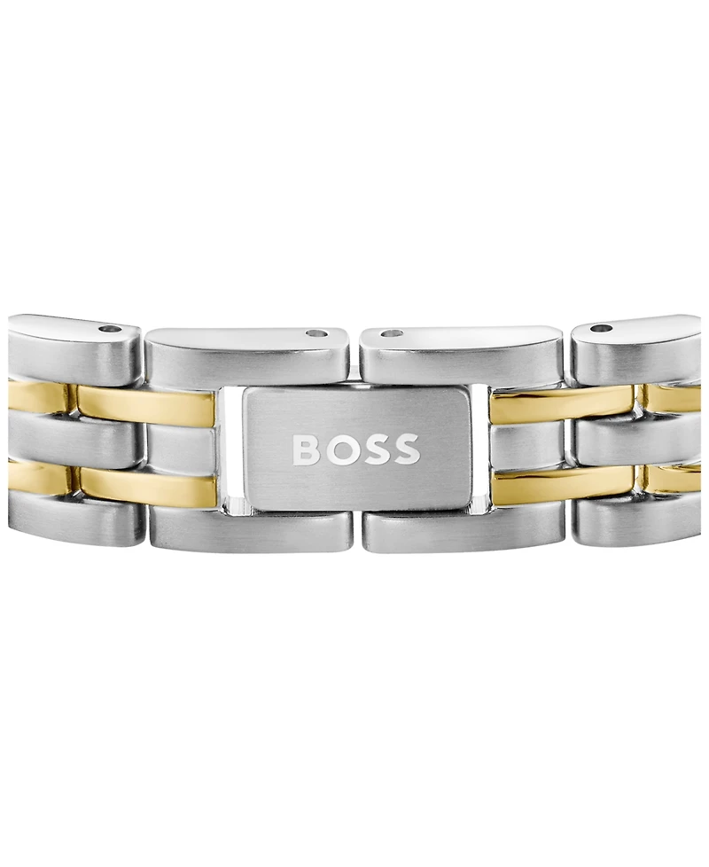 Hugo Boss Men Wesley Stainless Steel Ionic Plated Thin Gold Steel Bracelet