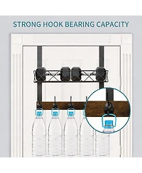 Yigii 5-Hook Over Door Organizer