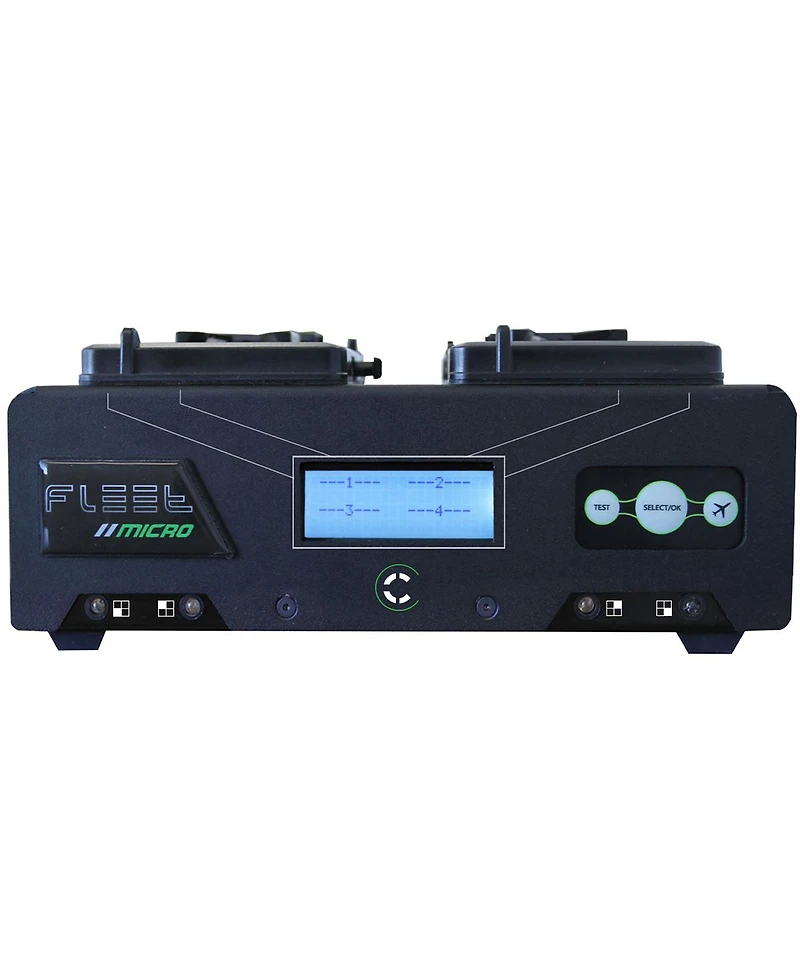 Core Swx Fleet Micro 3A Digital Quad Charger for 4x V-Mount Batteries