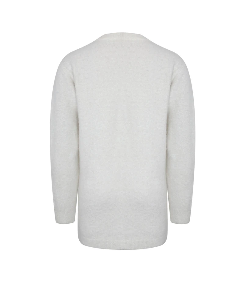 Miss Circle Women's Orla Wool-Blend Ribbed Knit Cardigan