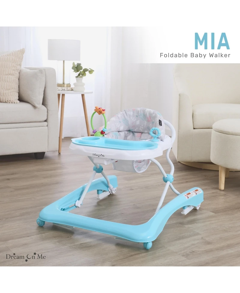 Dream On Me Toddler Mia Foldable Walker